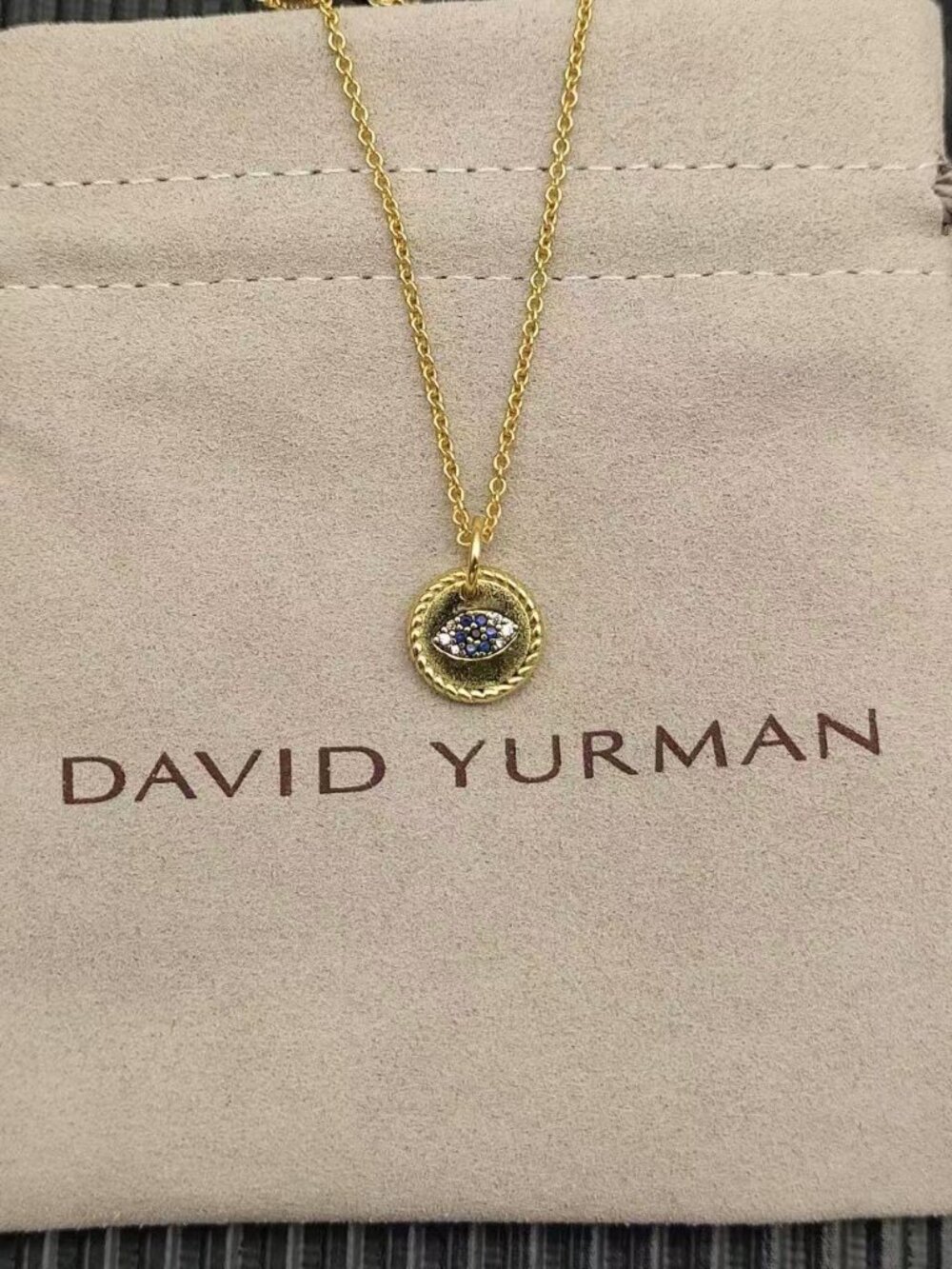David Yurman Evil Eye Necklace